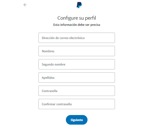como crear tu cuenta en paypal