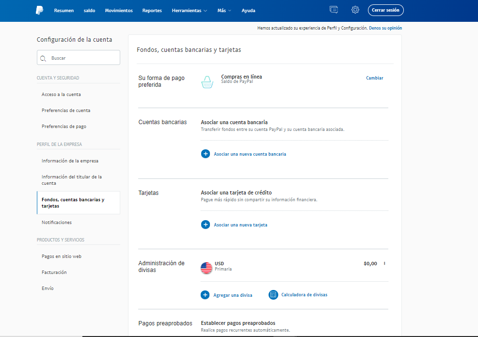 como registrar tu cuentya en paypal
