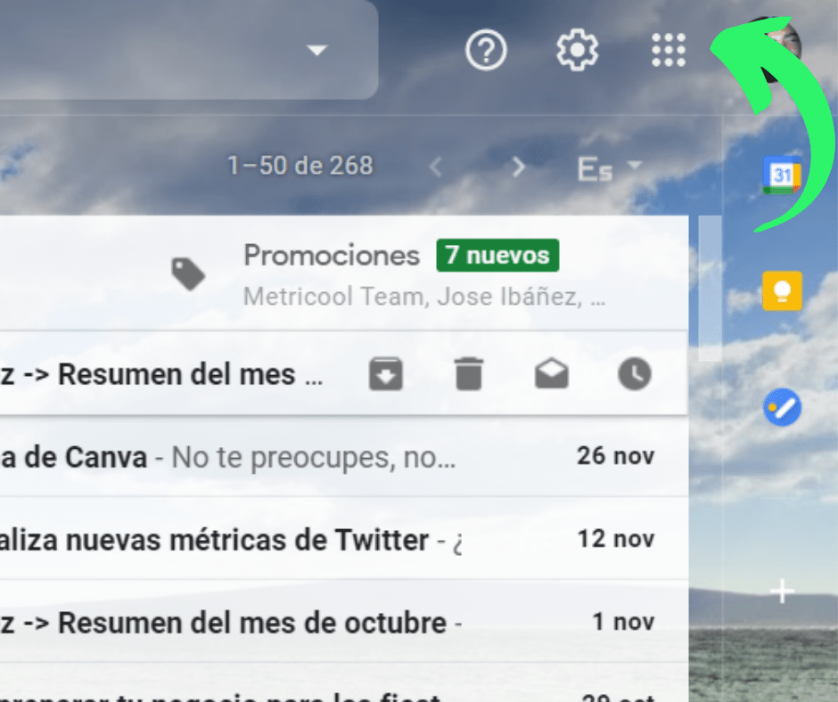 Ingresa a Google drive